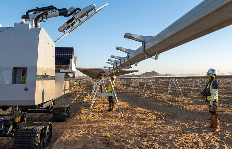 Los robots de construcción Maximo completan 300.000 tareas en proyectos solares de EE. UU.